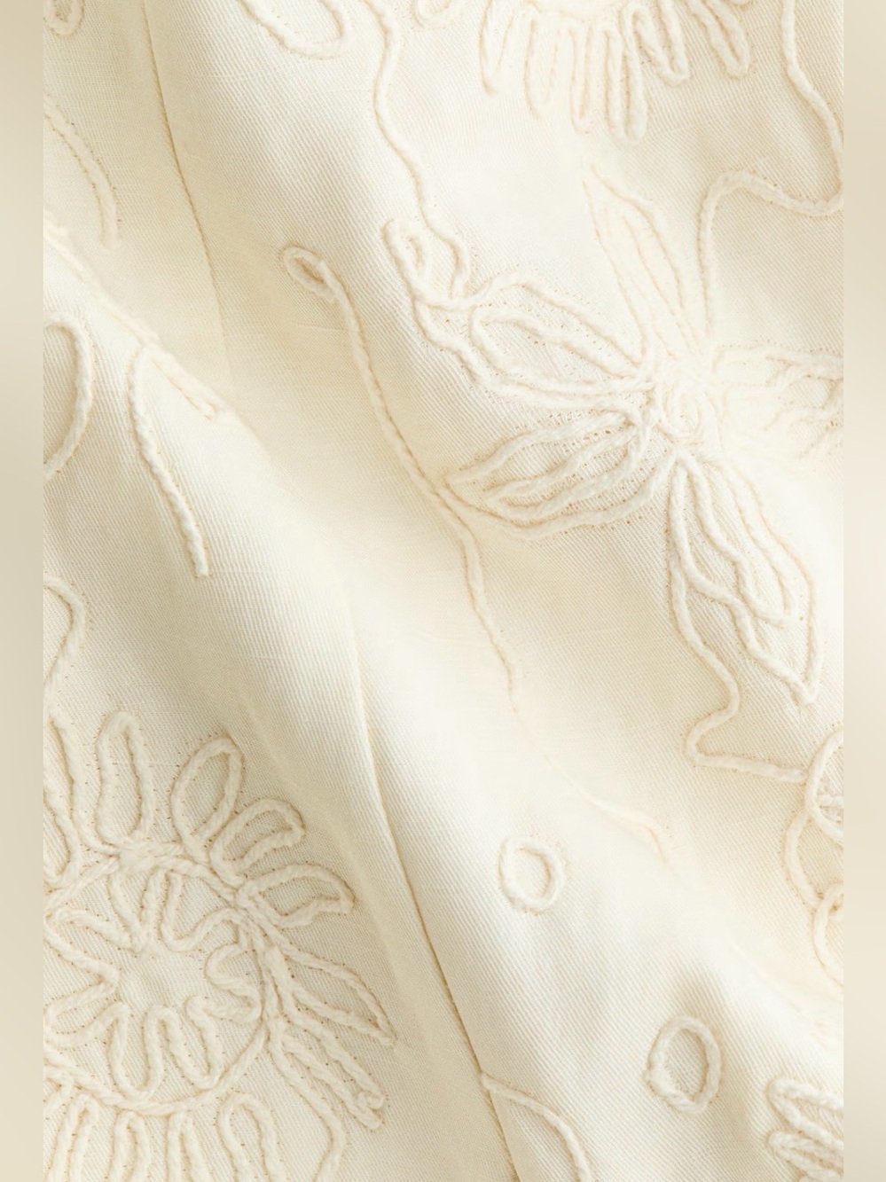 H&M STUDIO RUFFLE EMBROIDERED DRESS - Picture 2 of 5